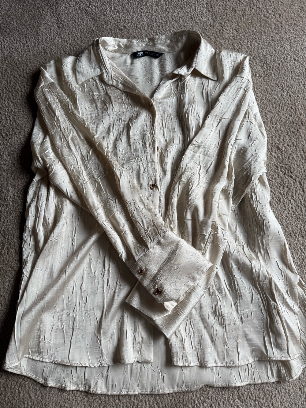 Zara textured top